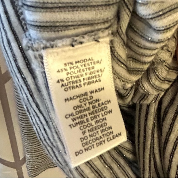 LOFT Monochrome Striped Long Sleeve Top - Picture 4 of 5